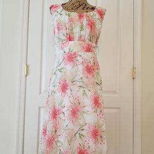 Floral empire dress